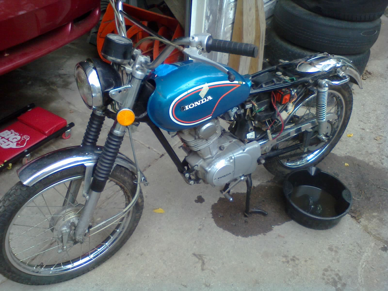Still quite a bit of rust and dents here and there, but a big improvement nonetheless